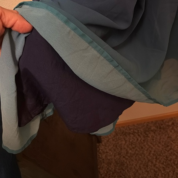 EShakti Dress custom Women’s Size 10 knee length ombre dress, pockets NWOT - Picture 3 of 9